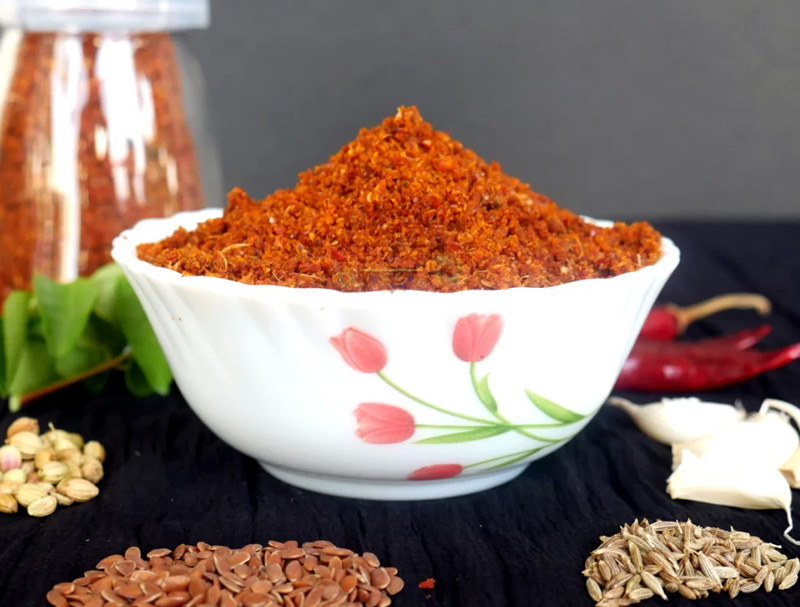 Avisa Ginjala Karam Podi – అవిసా గింజల కారం పొడి