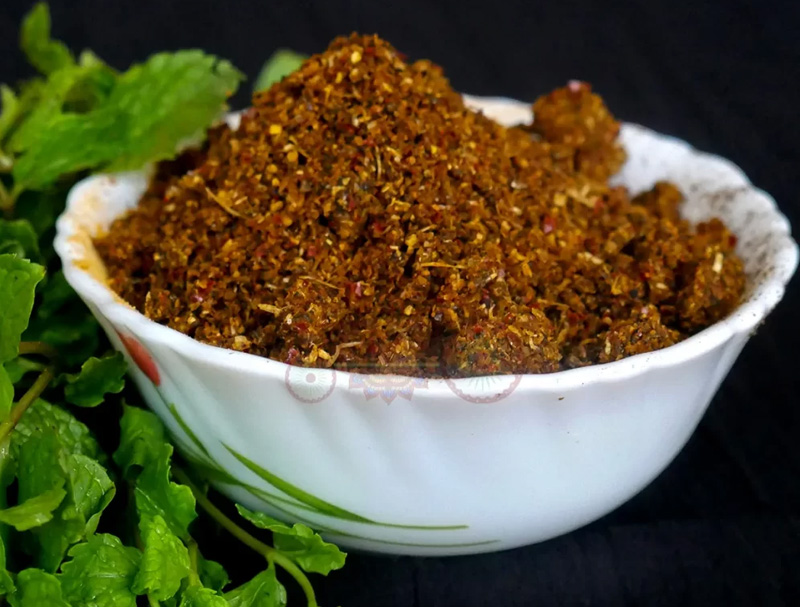 Pudhina Karam Podi – పుదీన కారం పొడి