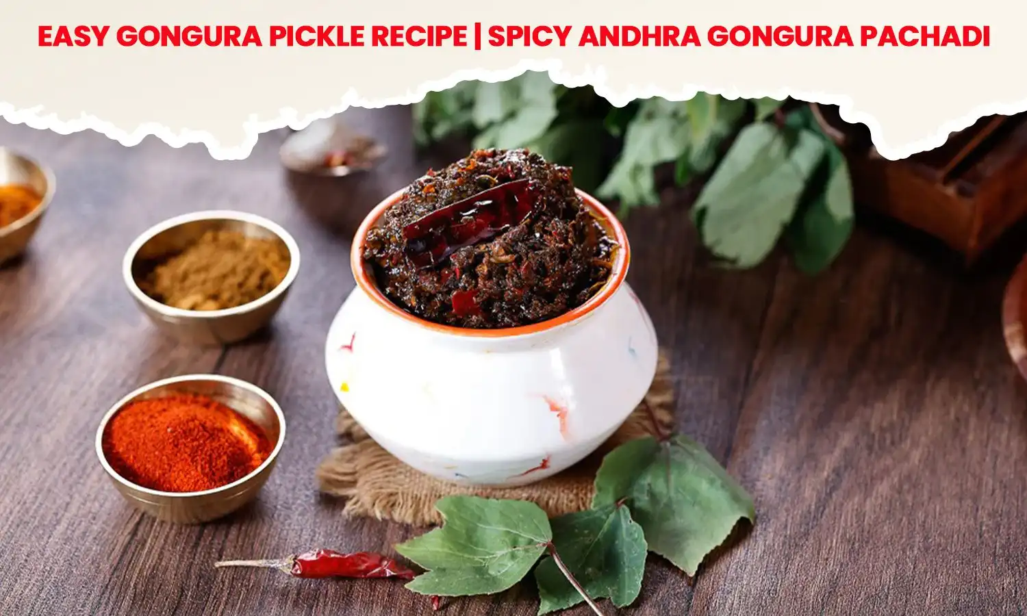 Instant Gongura Pickle