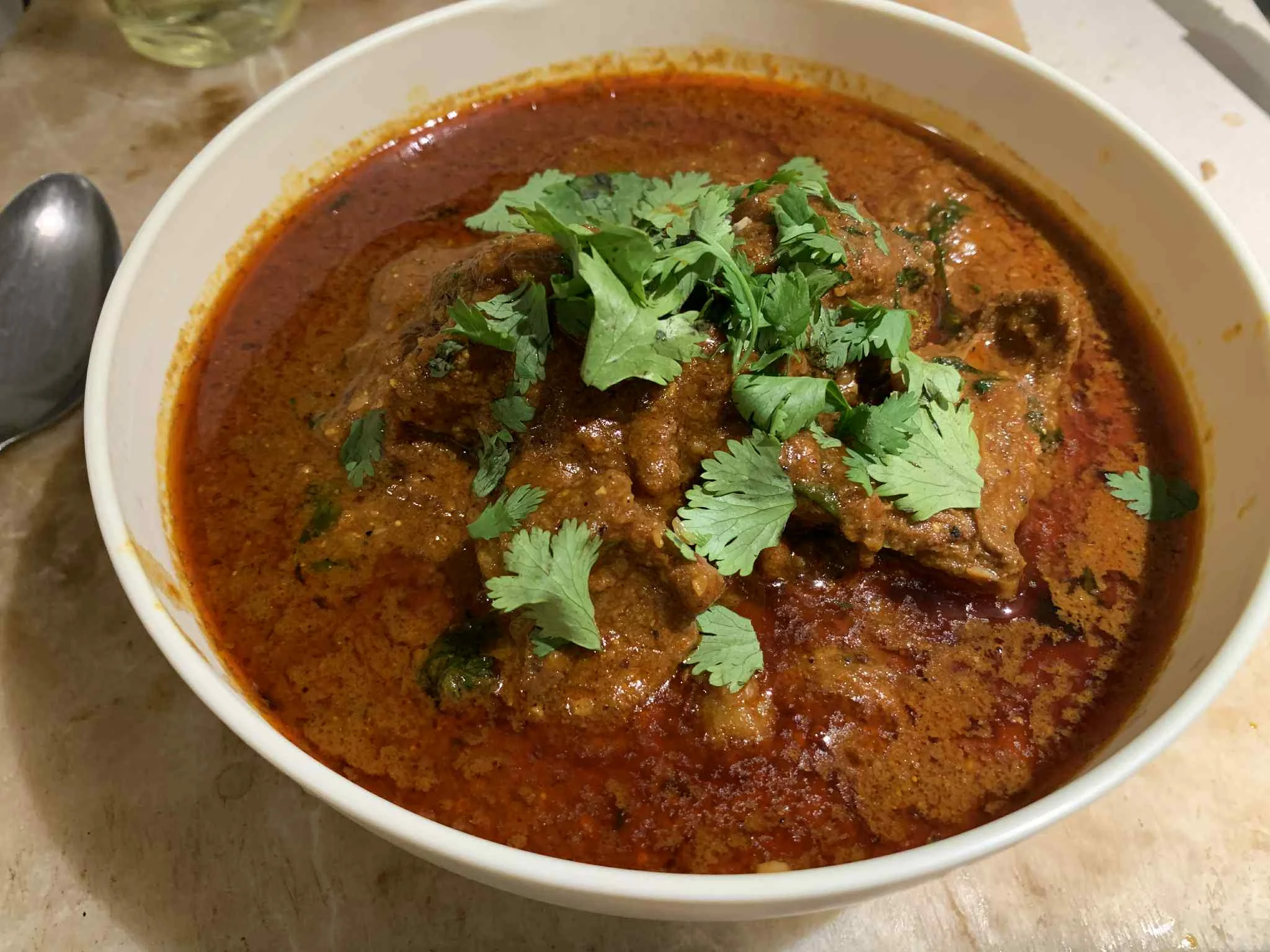 Mutton Curry in Andhra Style