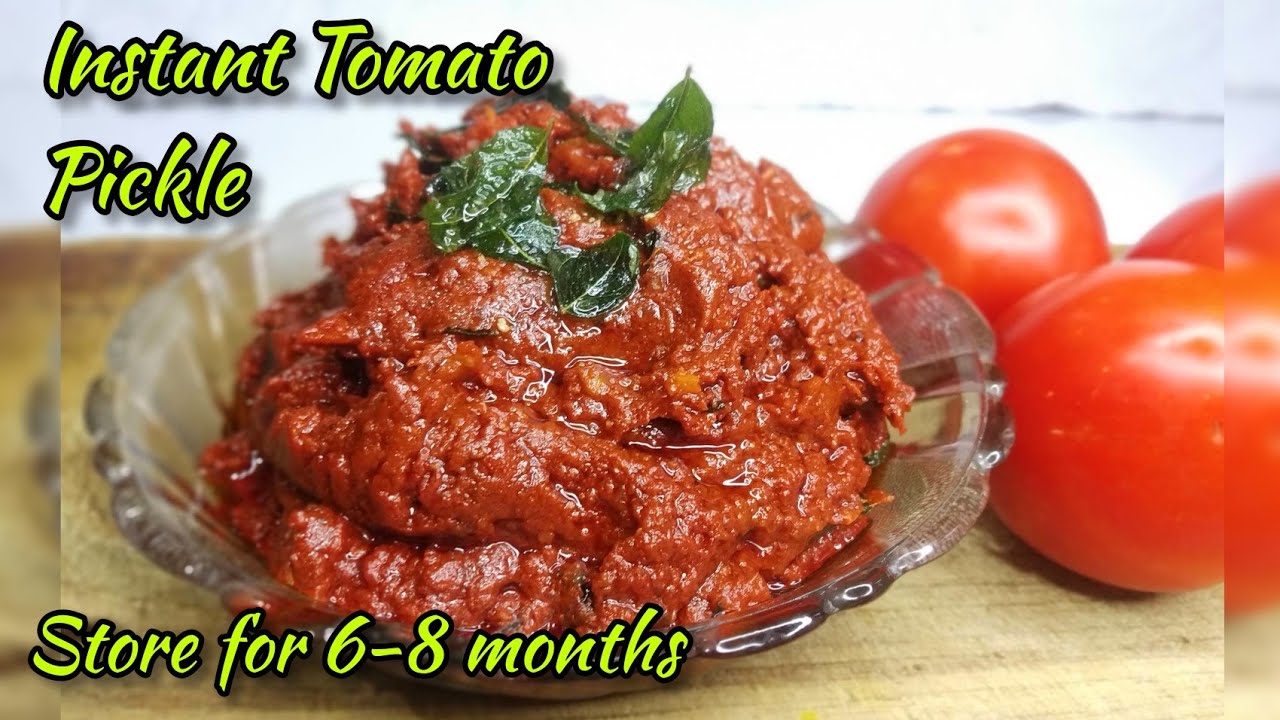 Instant Tomato Pickle Recipe