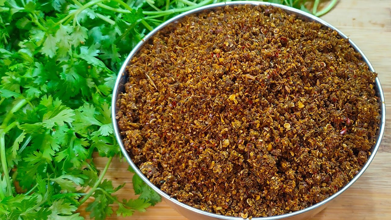 Kothimeera Karam Podi Recipe By VJM Foods